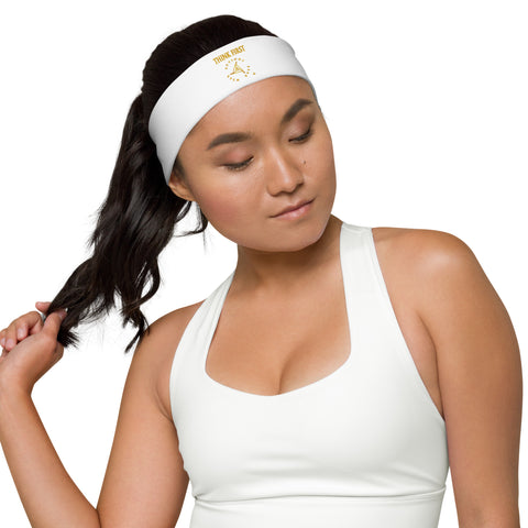 THINK F1RST 2025 WHITE UNISEX HEADBAND