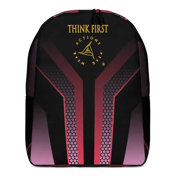 THINK F1RST 2024 GEOMETRIC MINIMALIST BACKPACK