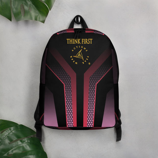 THINK F1RST 2024 GEOMETRIC MINIMALIST BACKPACK