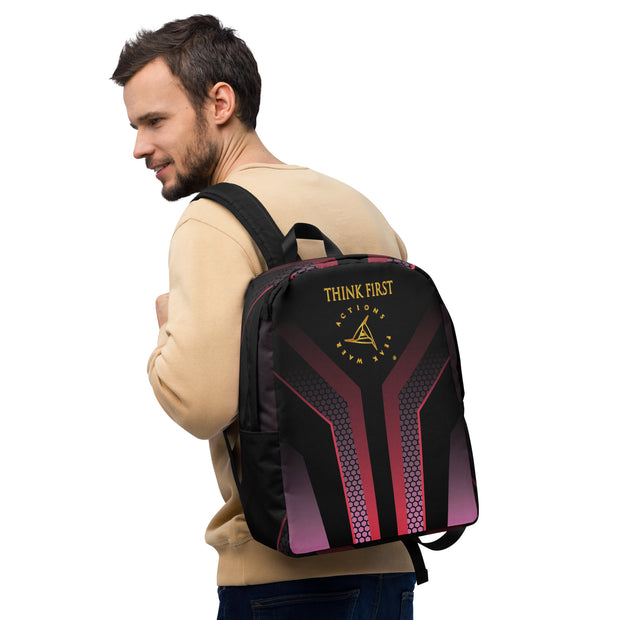 THINK F1RST 2024 GEOMETRIC MINIMALIST BACKPACK