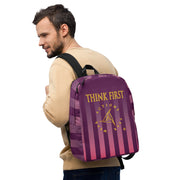 THINK F1RST 2024 STRIPES MINIMALIST BACKPACK