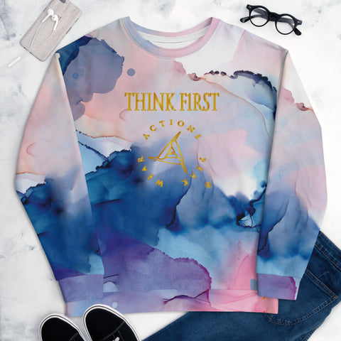 THINK F1RST UNISEX PREMIUM SWEATSHIRT