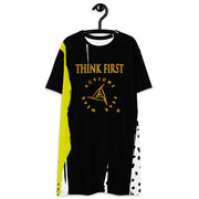 THINK F1RST 2025 PAINT SWATCHES WITH SPOTS TEE DRESS