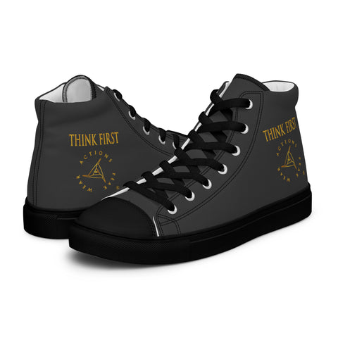 THINK F1RST 2024 ECLIPSE UNISEX HIGH TOP CANVAS SHOES