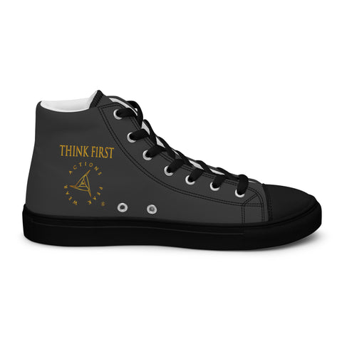 THINK F1RST 2024 ECLIPSE UNISEX HIGH TOP CANVAS SHOES