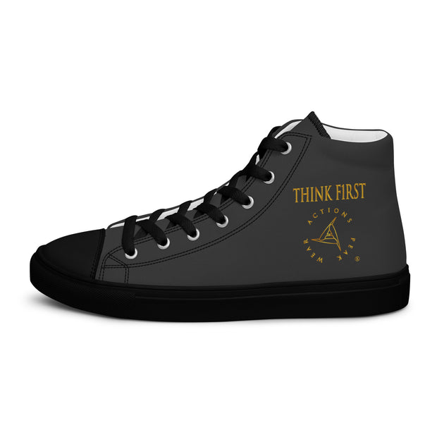 THINK F1RST 2025 ECLIPSE UNISEX HIGH TOP CANVAS SHOES