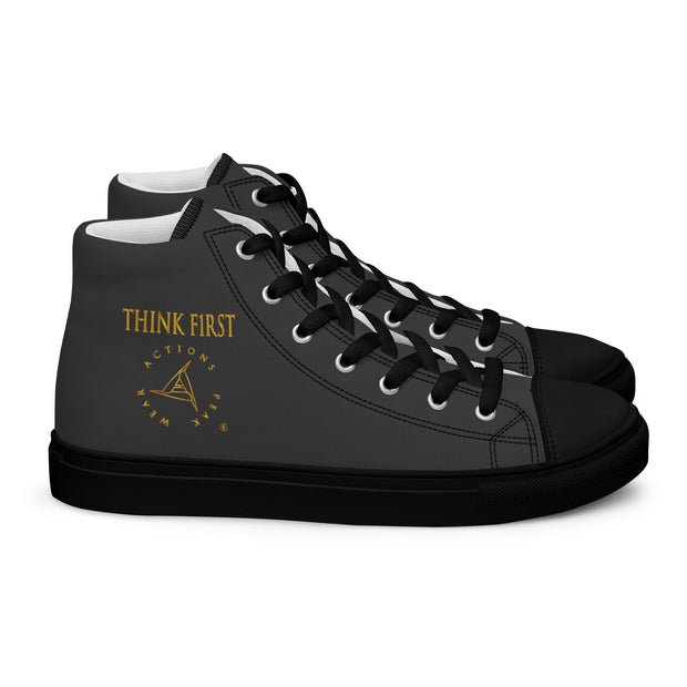 THINK F1RST 2025 ECLIPSE UNISEX HIGH TOP CANVAS SHOES