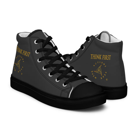 THINK F1RST 2024 ECLIPSE UNISEX HIGH TOP CANVAS SHOES