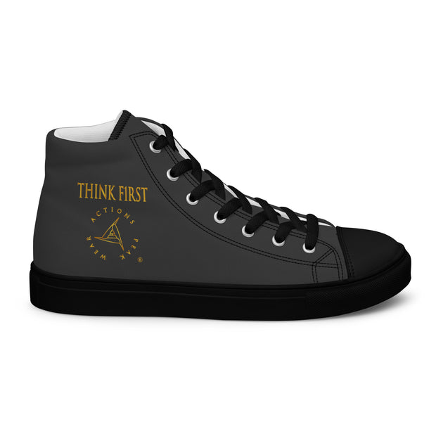 THINK F1RST 2025 ECLIPSE UNISEX HIGH TOP CANVAS SHOES