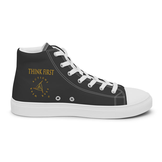 THINK F1RST 2025 ECLIPSE UNISEX HIGH TOP CANVAS SHOES