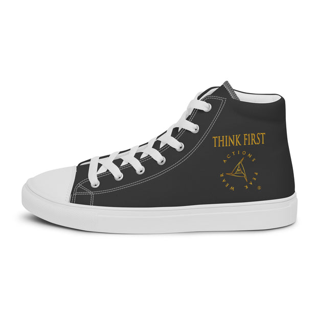 THINK F1RST 2025 ECLIPSE UNISEX HIGH TOP CANVAS SHOES