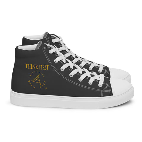 THINK F1RST 2024 ECLIPSE UNISEX HIGH TOP CANVAS SHOES