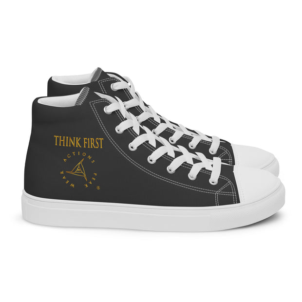 THINK F1RST 2025 ECLIPSE UNISEX HIGH TOP CANVAS SHOES