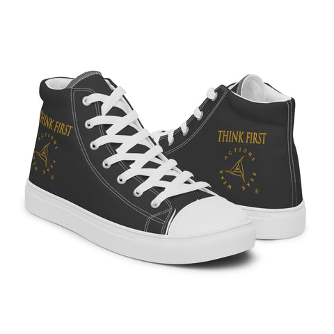 THINK F1RST 2024 ECLIPSE UNISEX HIGH TOP CANVAS SHOES