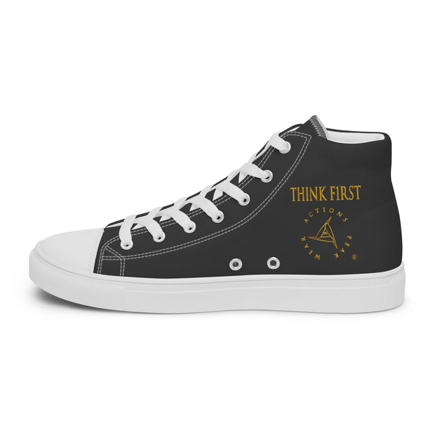 THINK F1RST 2025 ECLIPSE UNISEX HIGH TOP CANVAS SHOES