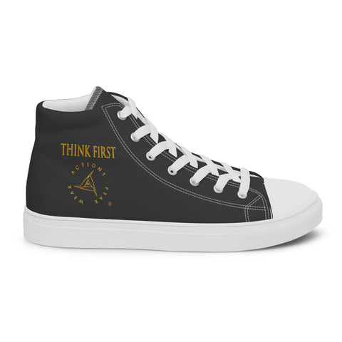 THINK F1RST 2024 ECLIPSE UNISEX HIGH TOP CANVAS SHOES