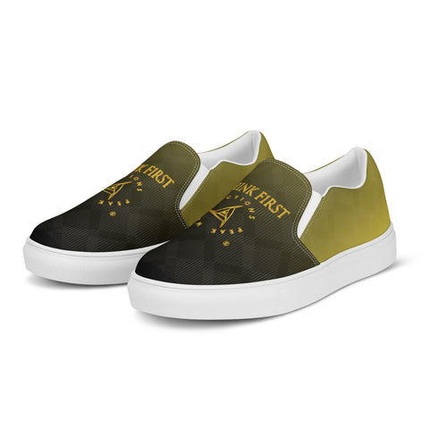 THINK F1RST 2025 GRADIENT UNISEX SLIP-ON CANVAS SHOES