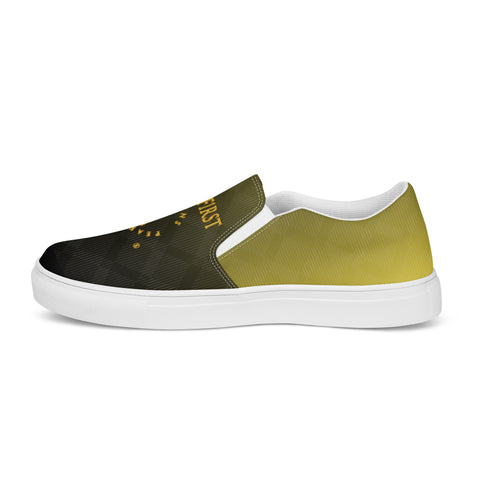 THINK F1RST 2025 GRADIENT UNISEX SLIP-ON CANVAS SHOES