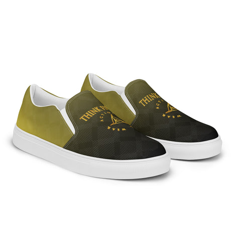 THINK F1RST 2025 GRADIENT UNISEX SLIP-ON CANVAS SHOES