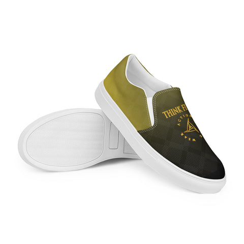 THINK F1RST 2025 GRADIENT UNISEX SLIP-ON CANVAS SHOES